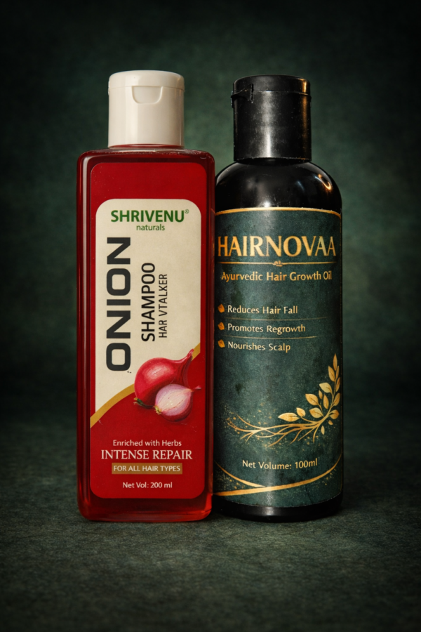 Shrivenu Advanced Hair Regrowth oil and sampoo for Men & Women